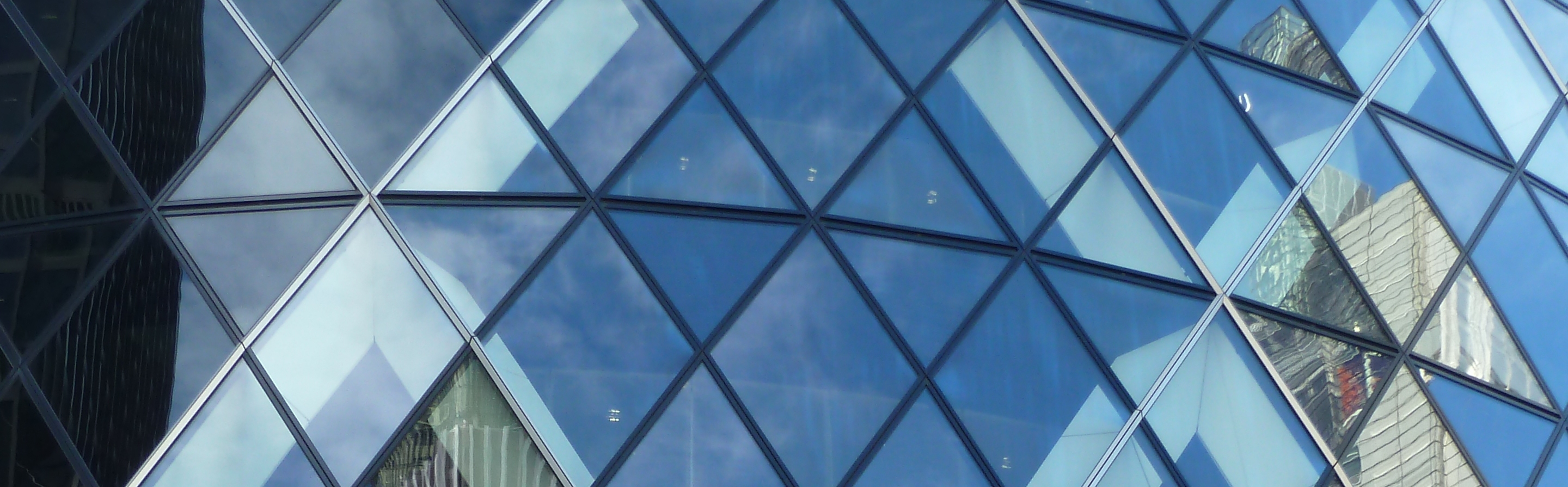 Gherkin glass reflections