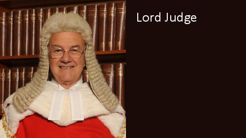 Lord Judge, Lord Chief Justice 2008-13