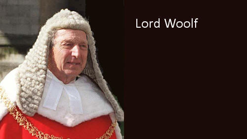 Lord Woolf, Lord Chief Justice 2000-05