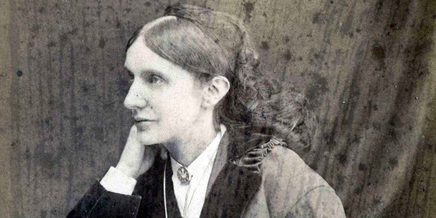 A portrait photo of Josephine Butler, English feminist and social reformer in the Victorian era.