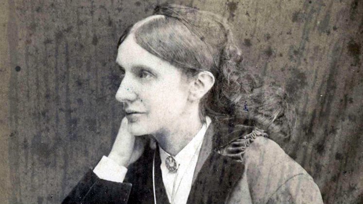 A portrait photo of Josephine Butler, English feminist and social reformer in the Victorian era.