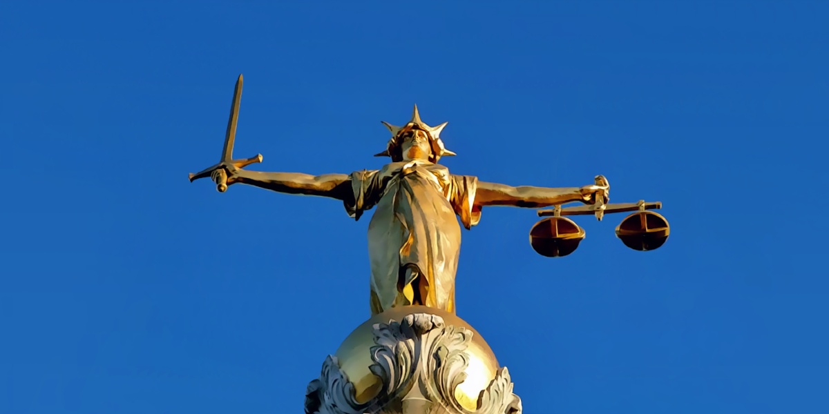 Lady Justice on top of the Old Bailey
