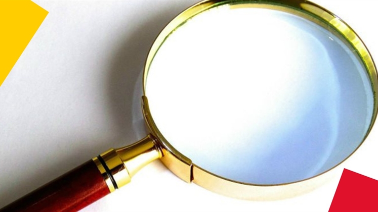 A magnifying glass