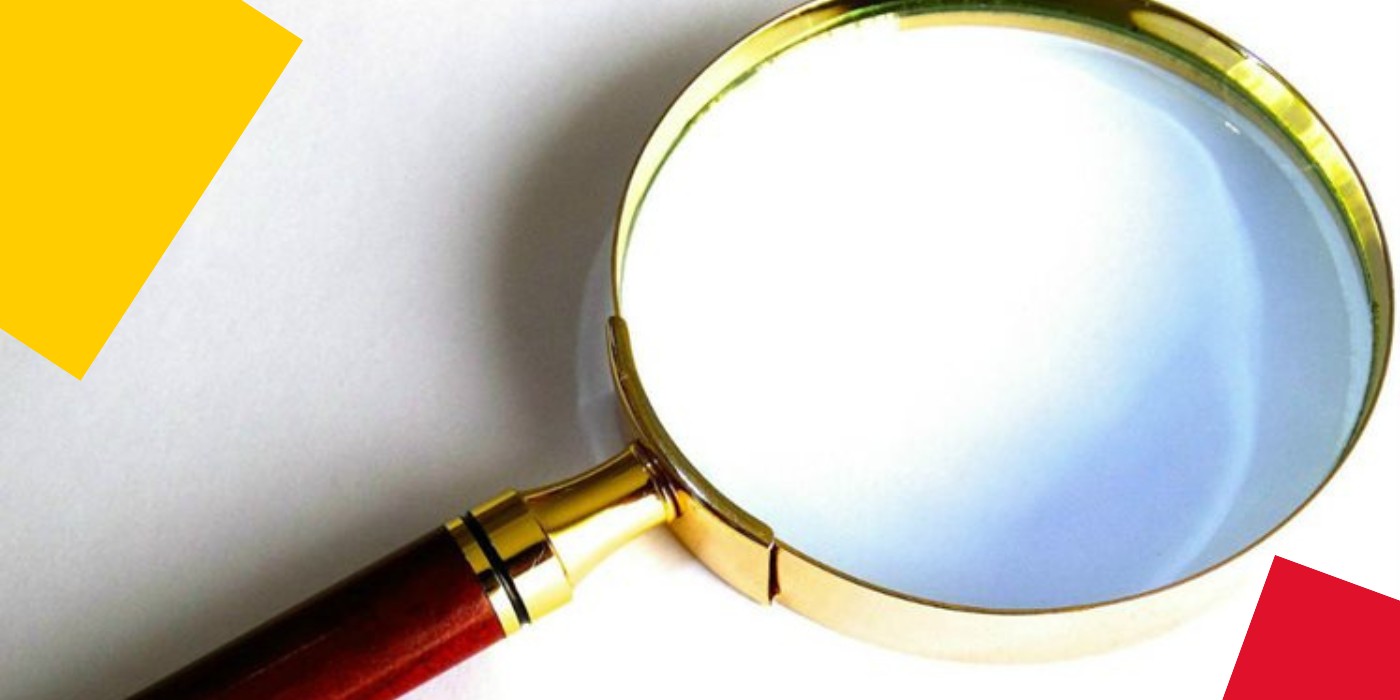 A magnifying glass