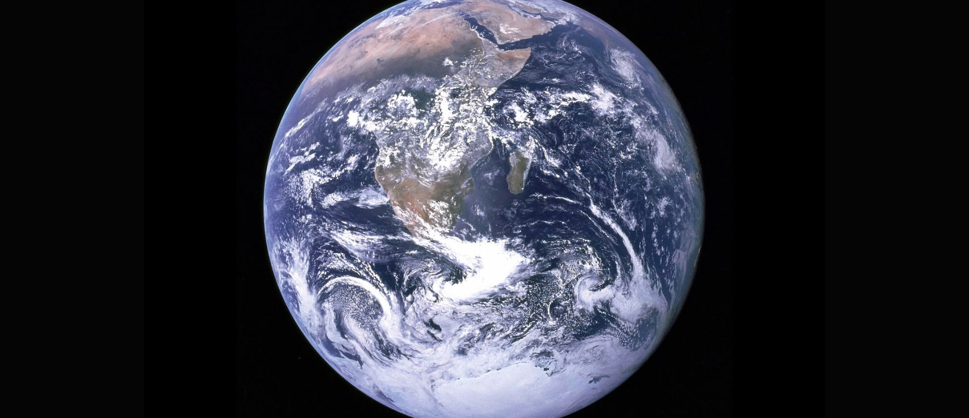 Planet Earth from space with a view of North America