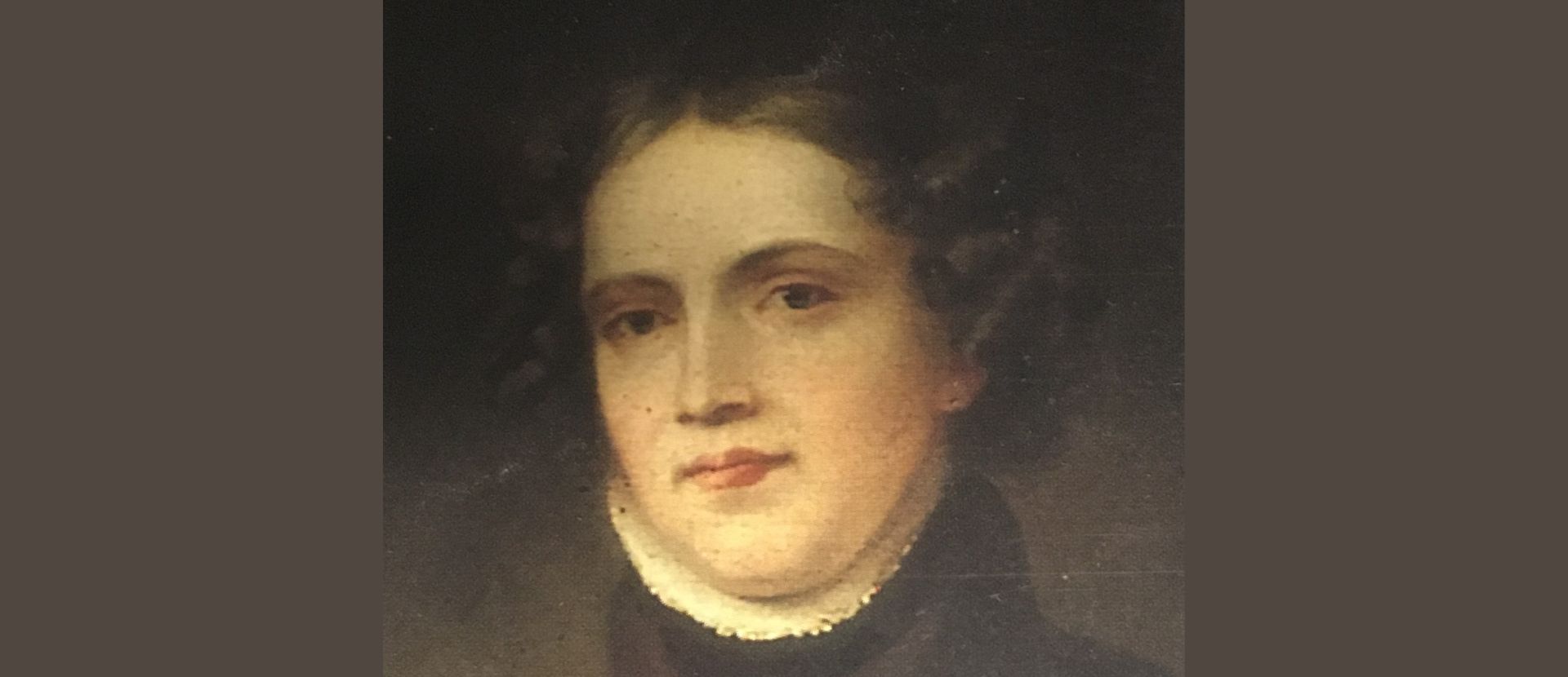 A portrait of Anne Lister.