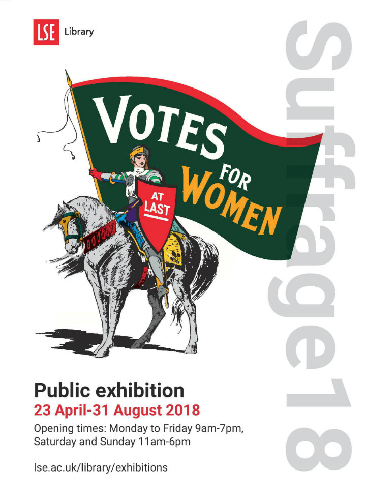 Votes for women exhibition poster