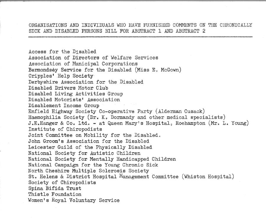 Minutes of the Joint Ad Hoc Committee, 7th January 1970