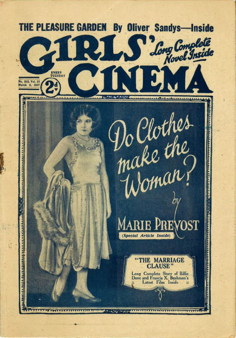 The front cover of Girls' Cinema magazine