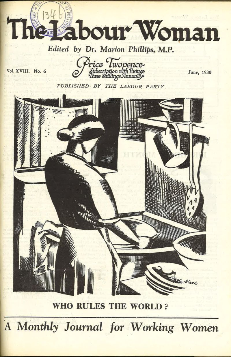 The front cover of The Labour Woman