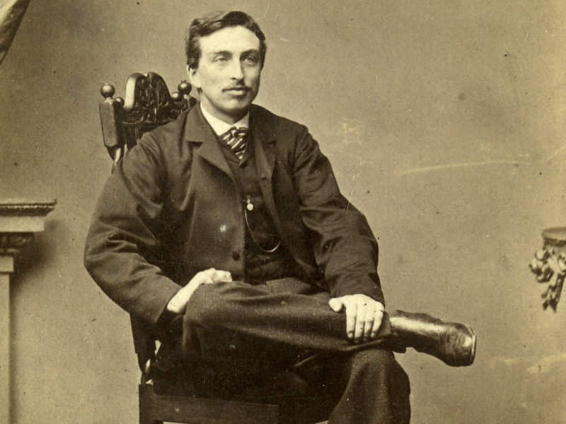 Charles Booth posing for a photo 800x600