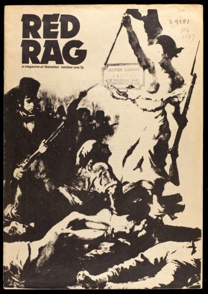 A front cover of Red Rag magazine