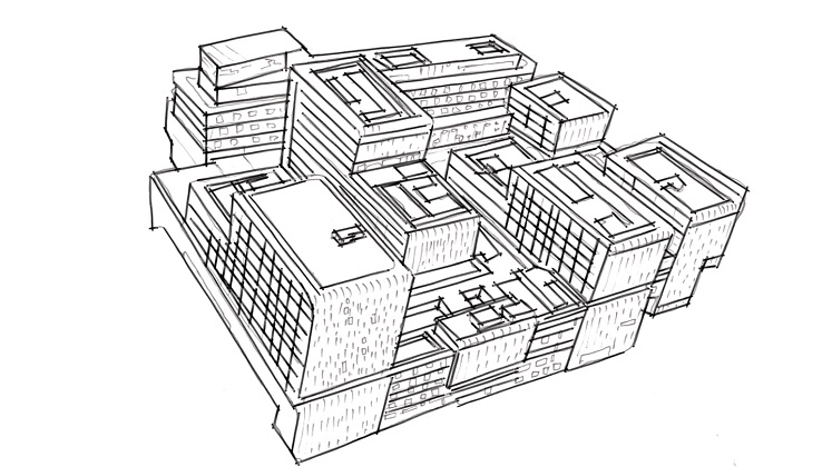 Drawing of Woolwich Central