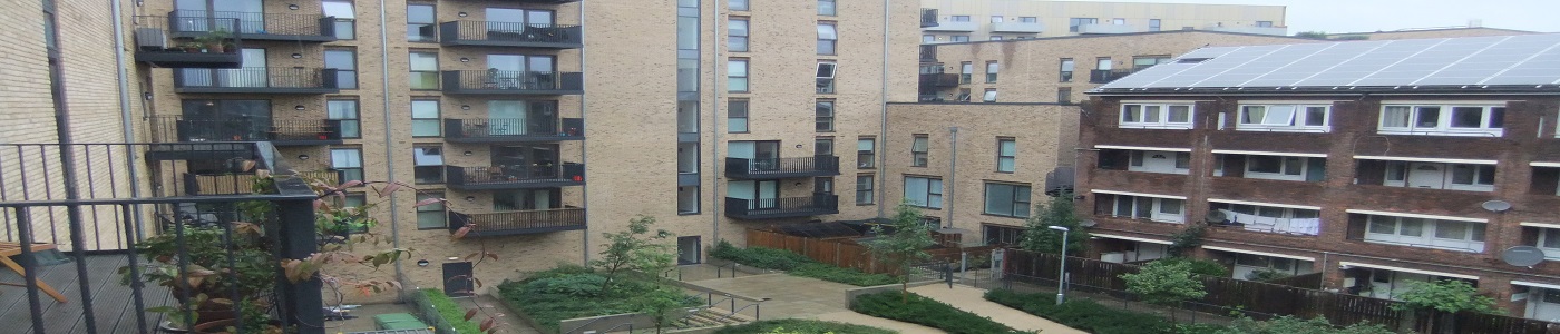 View of Pembury Circus from balcony