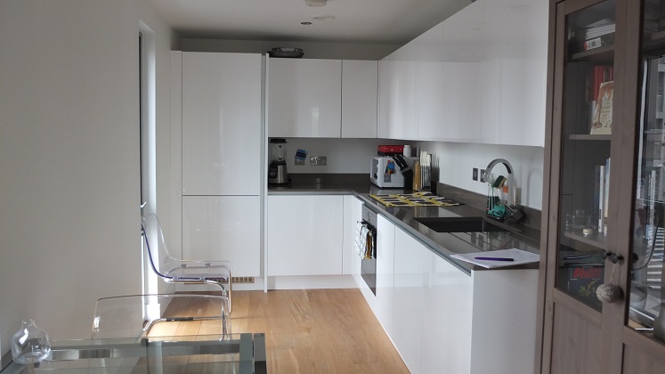 Kitchen of Woolwich Central flat