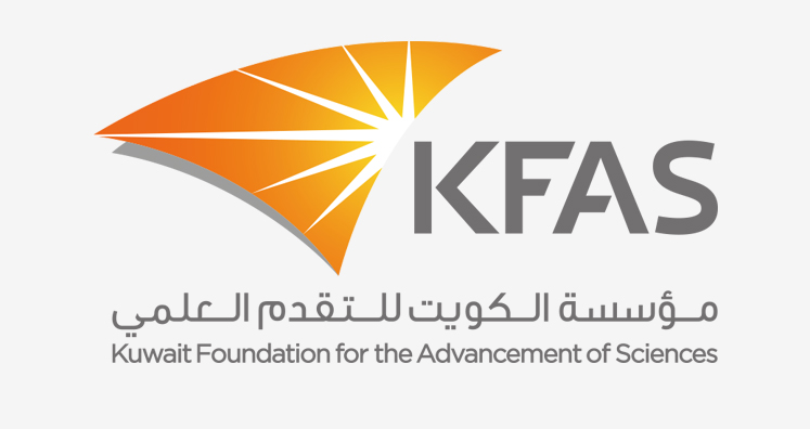 KFAS logo in Arabic and English