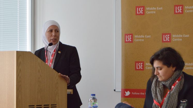 Speakers at a LSE Middle East Centre event