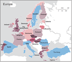 EU Kids online II countries