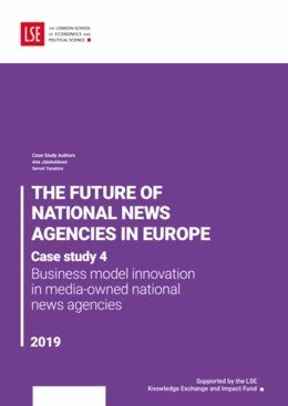 The future of national news agencies in Europe in light purple