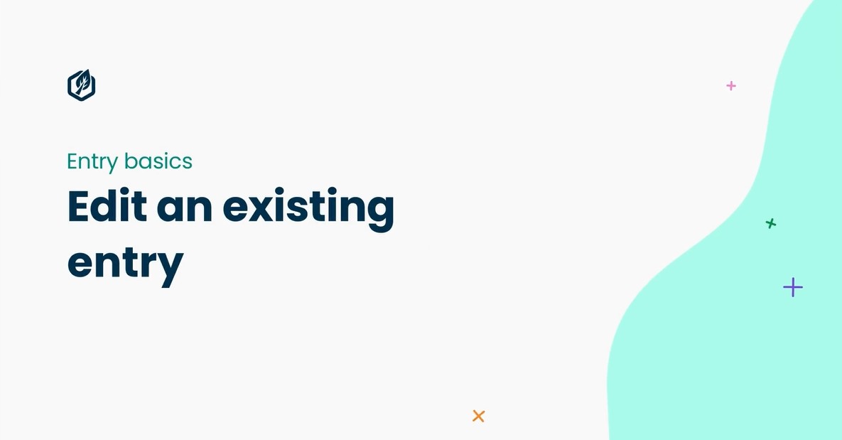 Editing an Existing Entry in Contensis