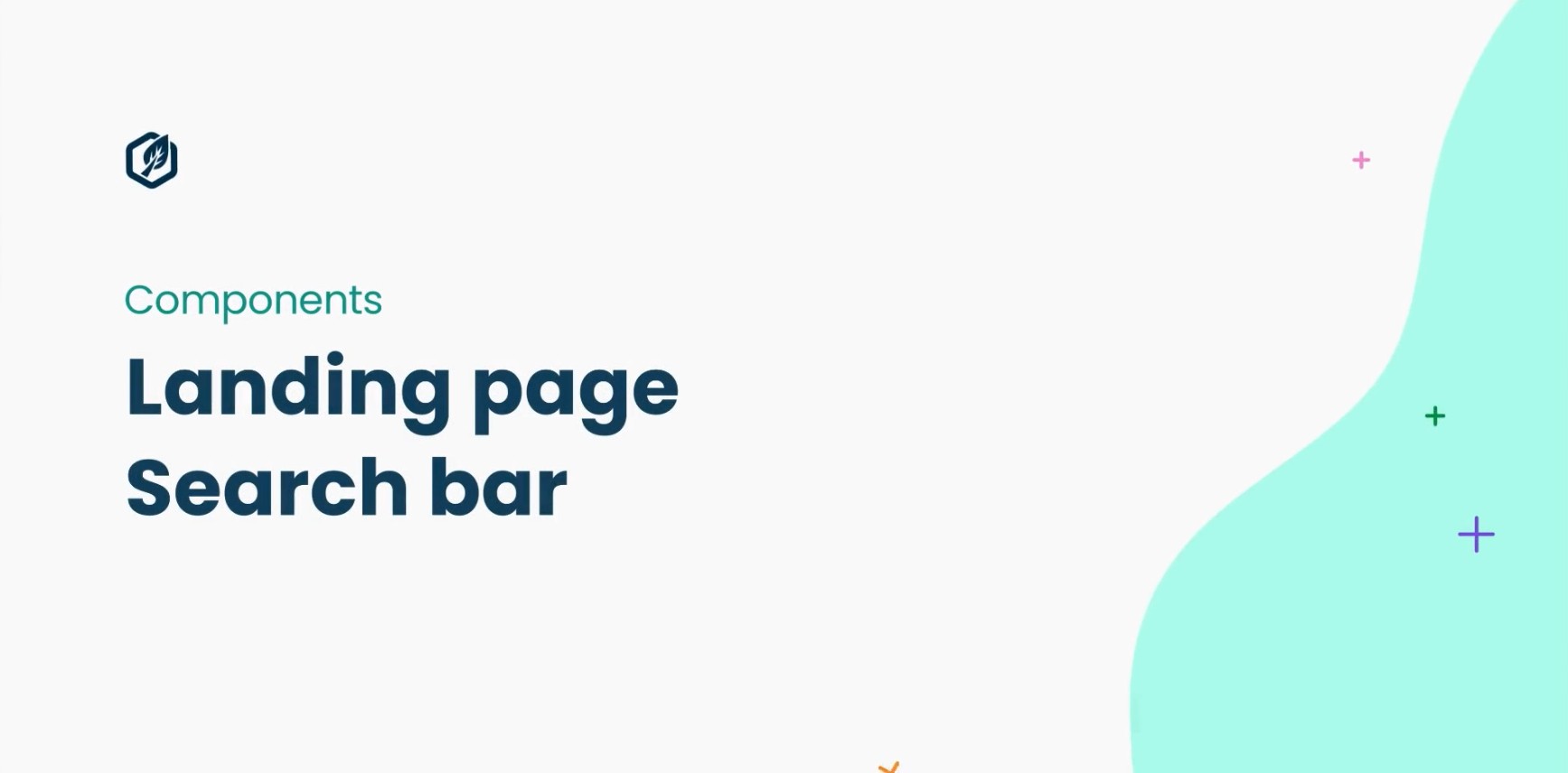 Landing Page Search Bar