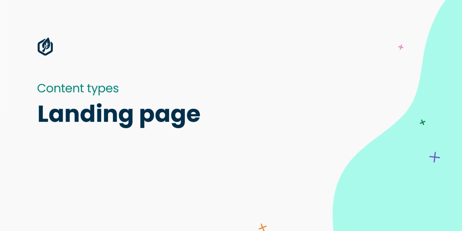 Landing Page Content Type in Contensis