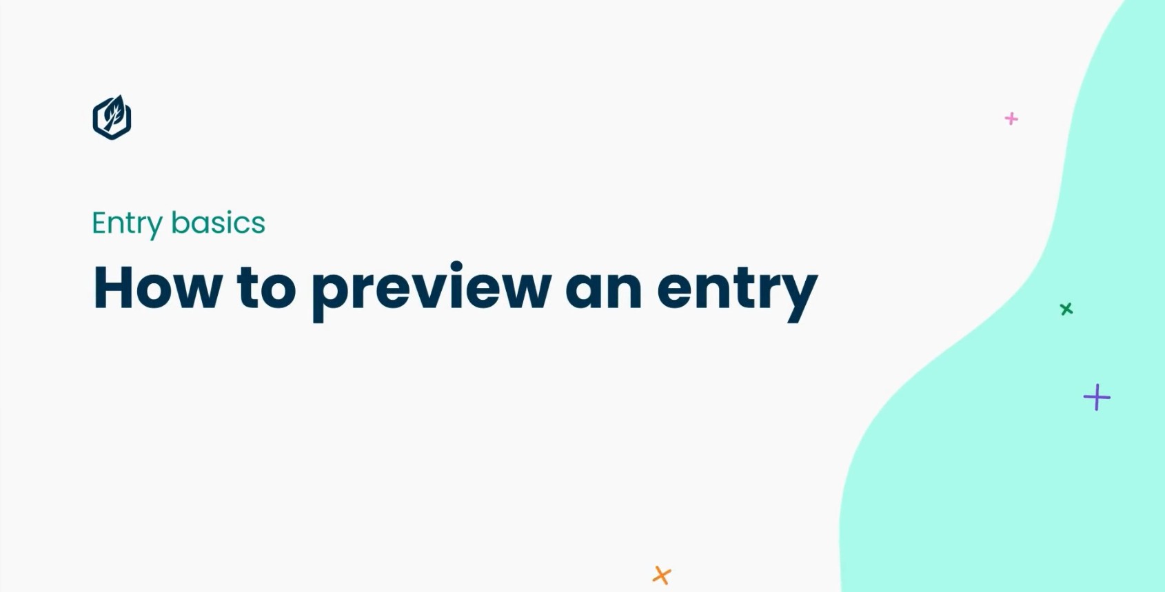 Previewing an Entry in Contensis