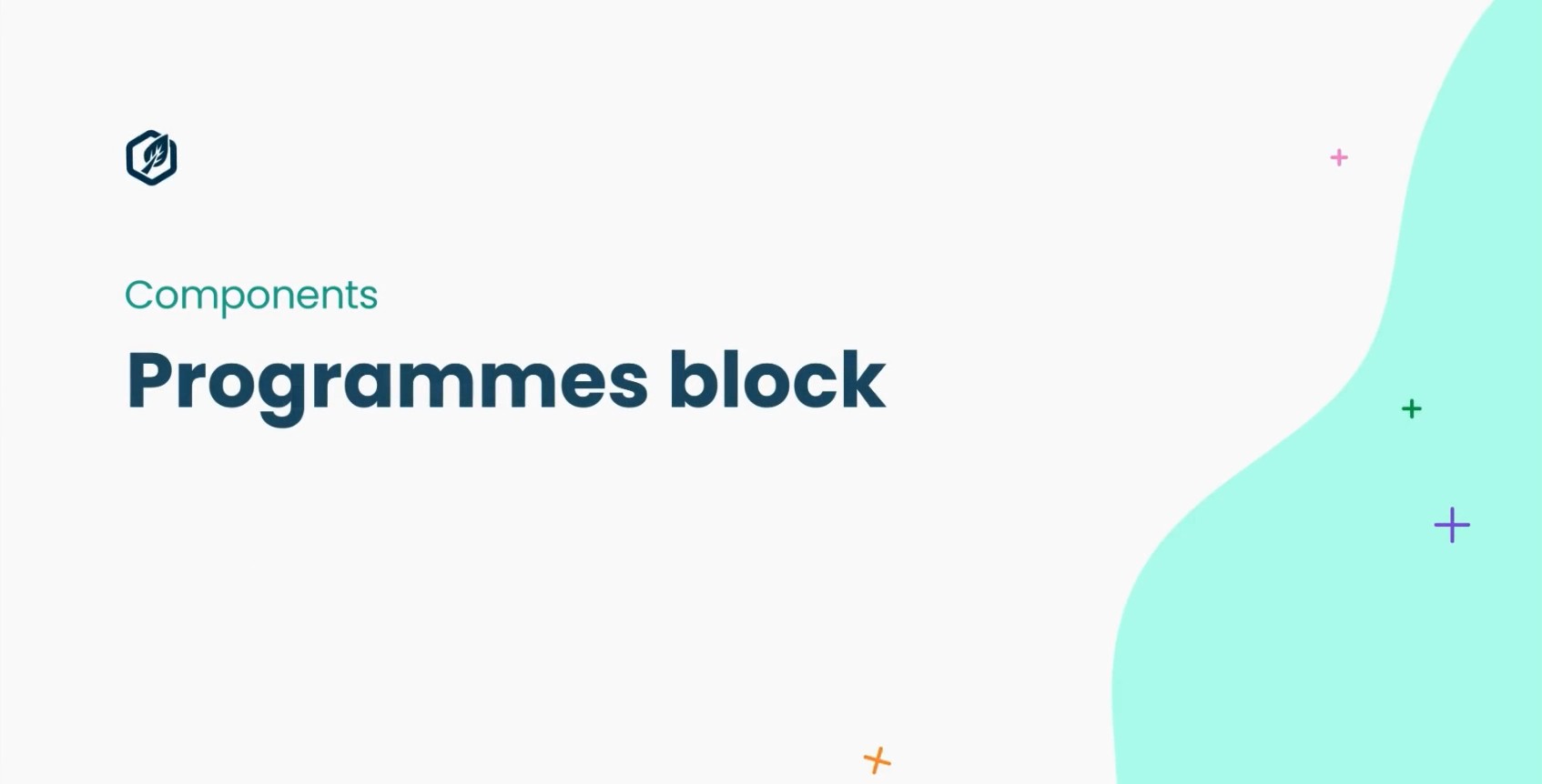 Programmes Block Component in Contensis