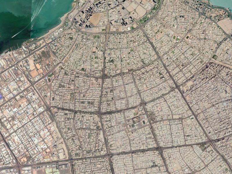 Kuwait City Google Maps view