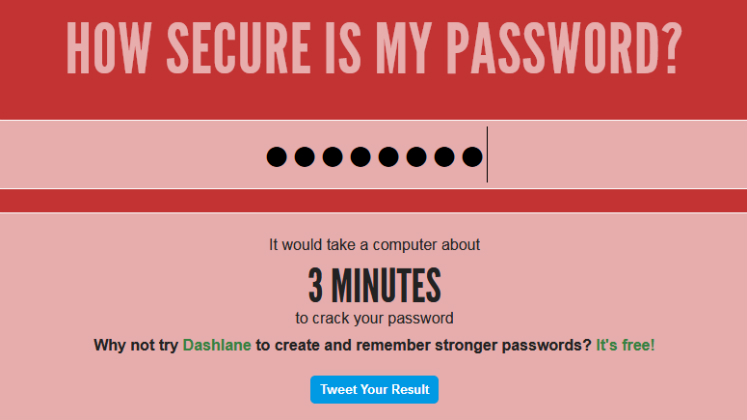 7 How secure is my password 2