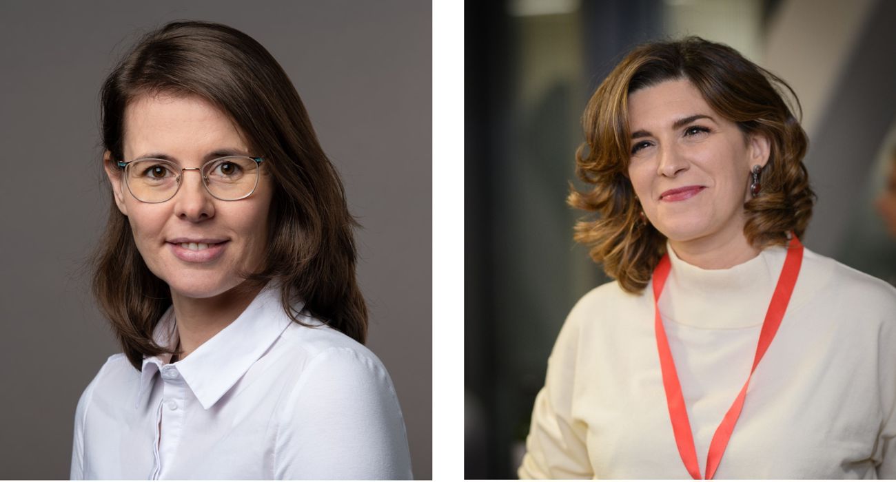 Headshots of Adrienn Szollosi and Eleonora Bacchi - two learners