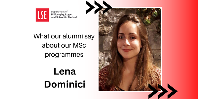 Lena Dominici (MSc Philosophy of Science, 2019-2020)