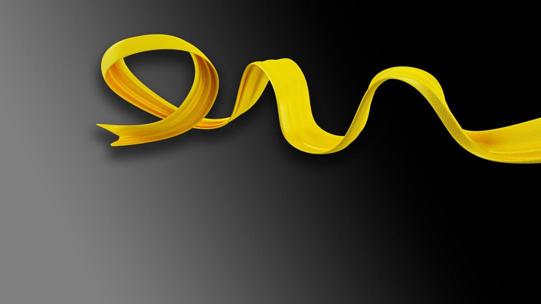 A yellow ribbon