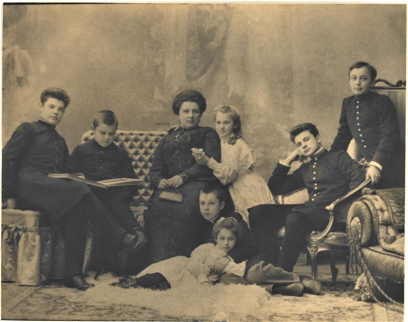 Family in Bolshevik Russia