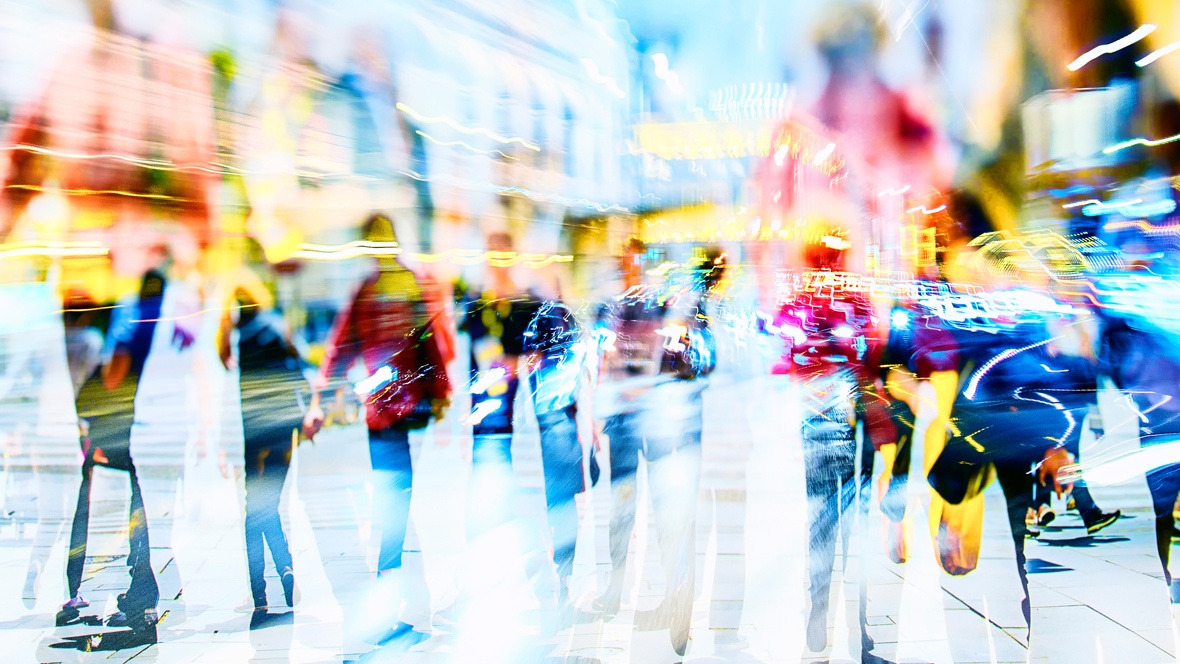 Timelapse street scene