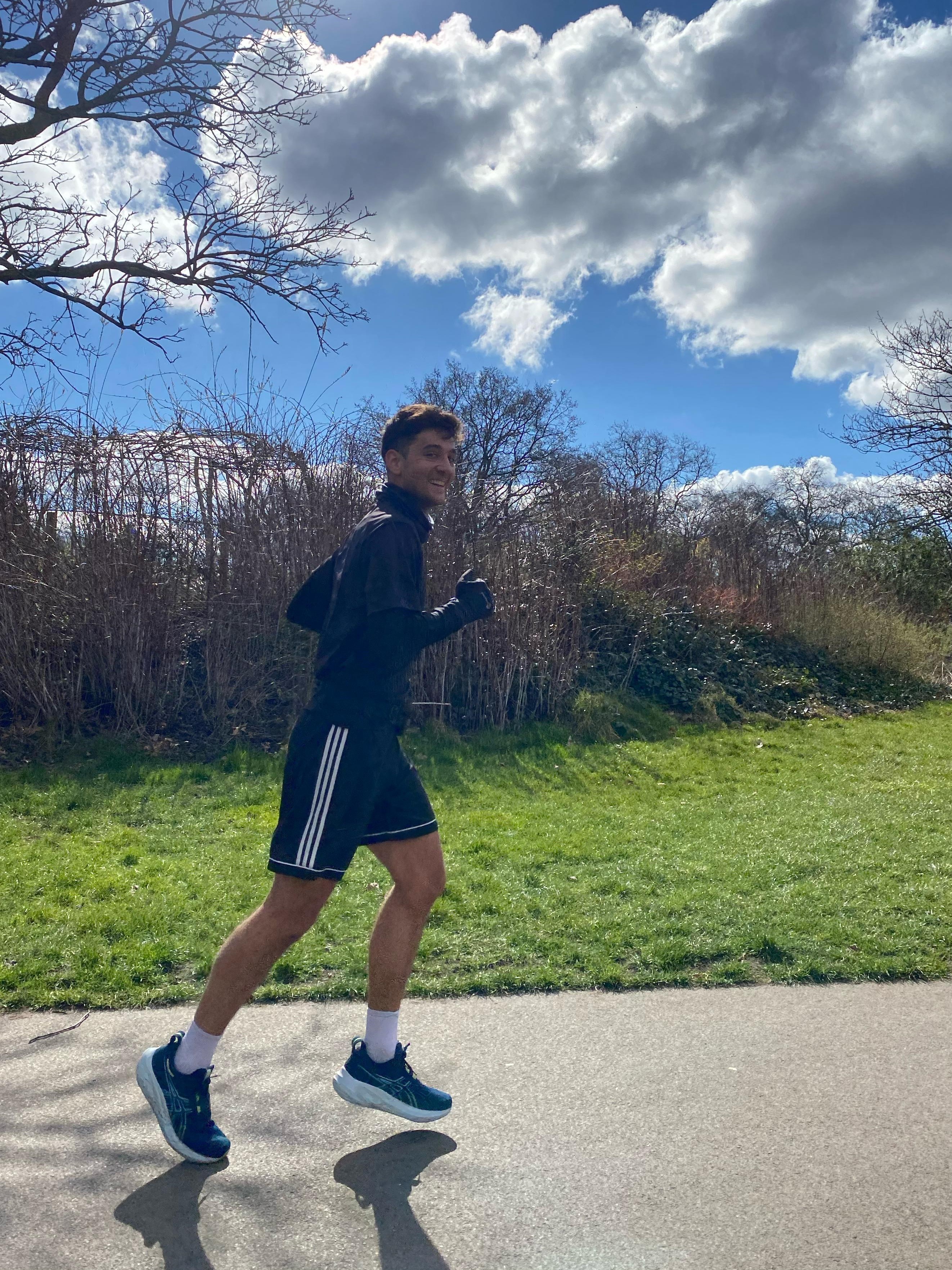 Marathon London training