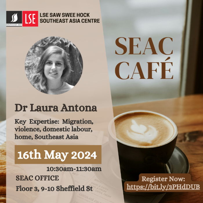 Poster - SEAC Cafe with Dr Laura Antona