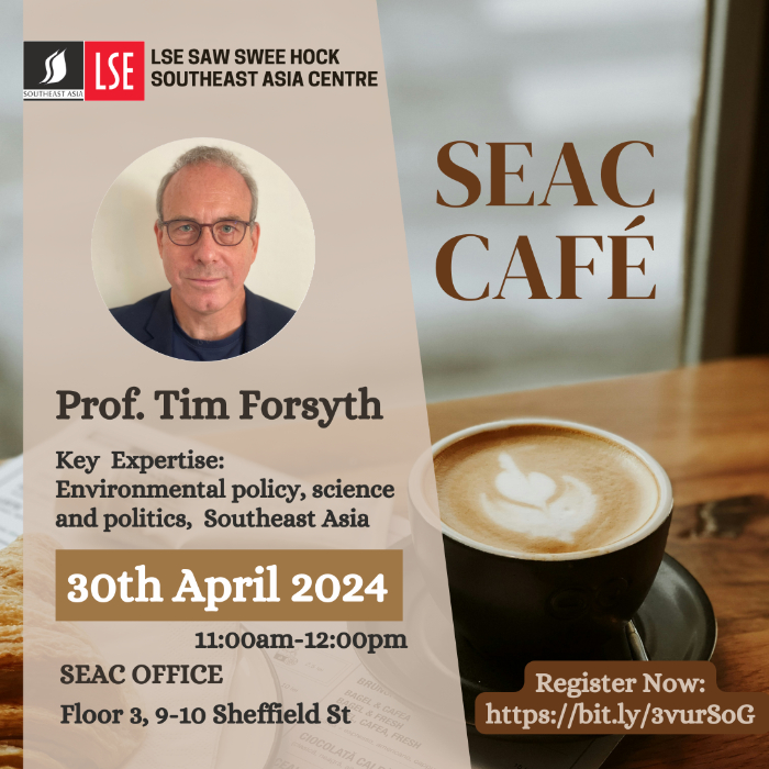 SEAC Cafe with Professor Tim Forsyth