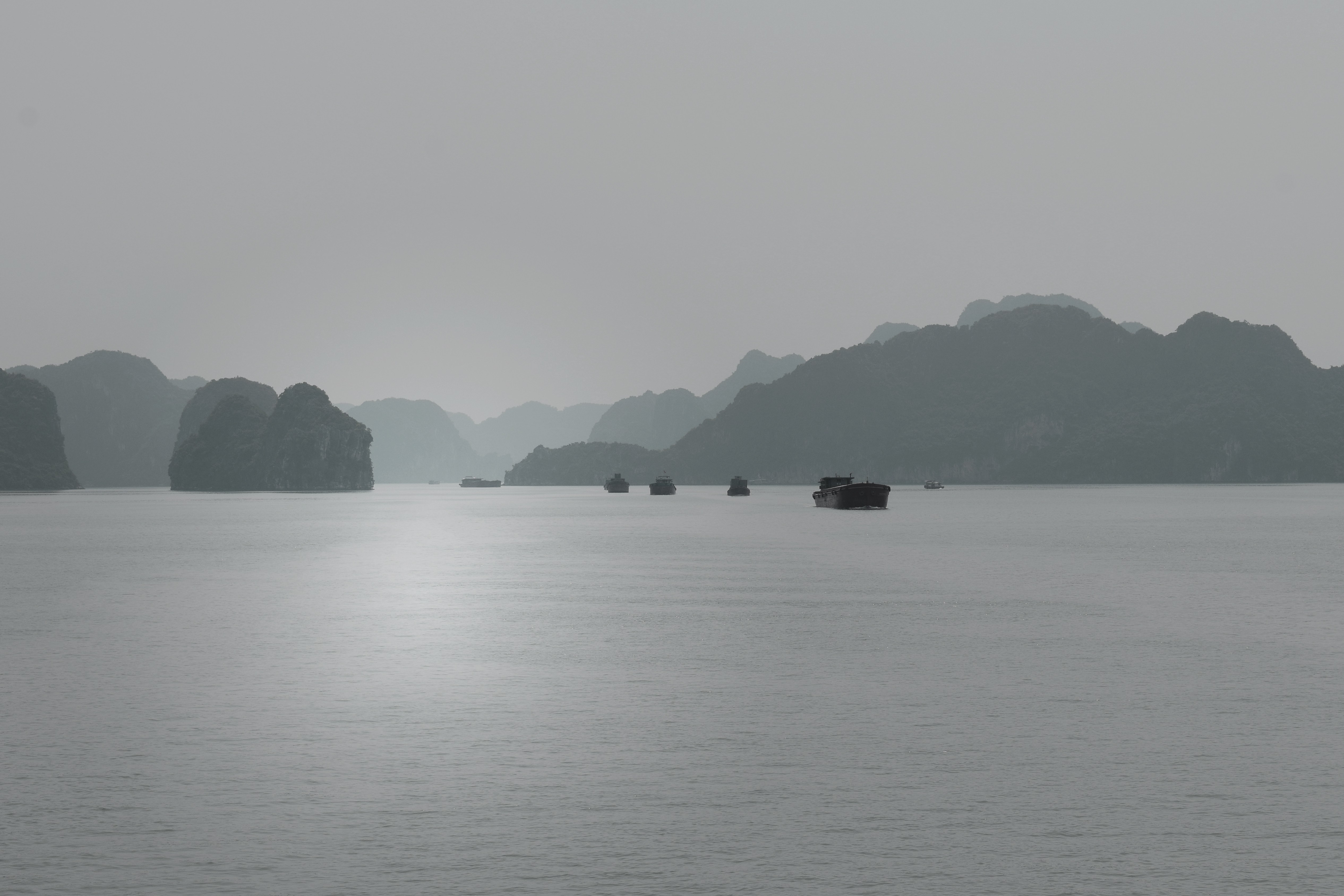 Mountains by the sea in Vietnam