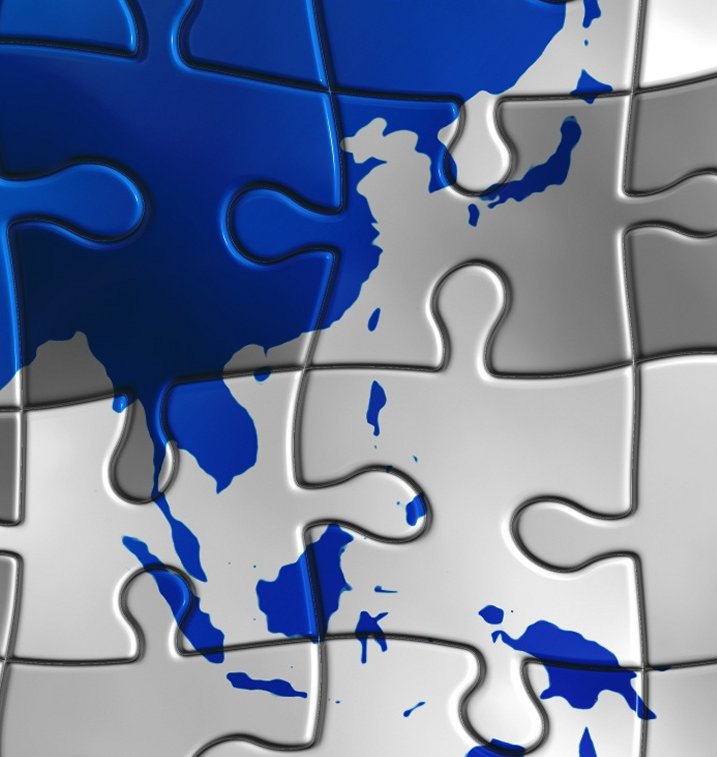 korea geopolitics jigsaw map smaller