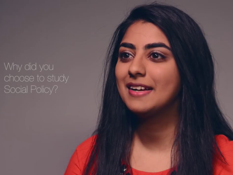 Rhea talks about her interest in Social Policy and the LSE undergraduate programme