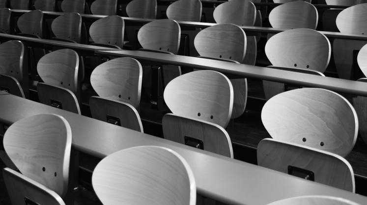 row of chairs