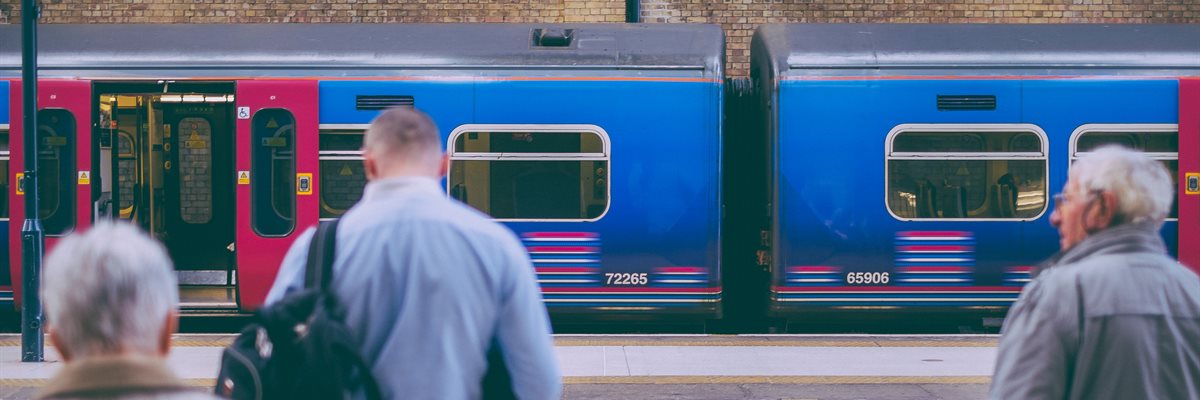 Waiting for train