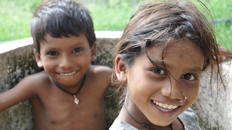 Children smiling