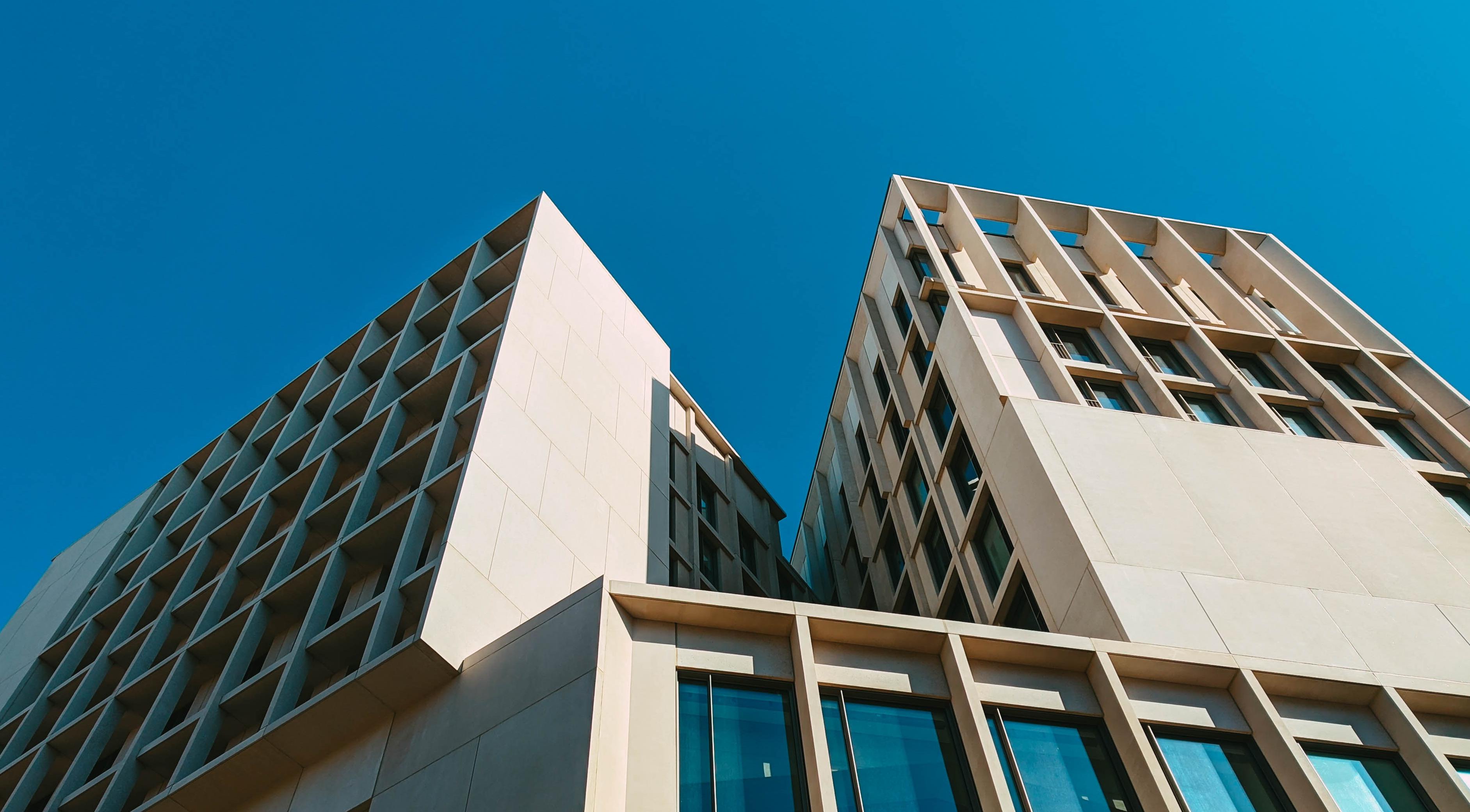 LSE Marshall Building with blue skies