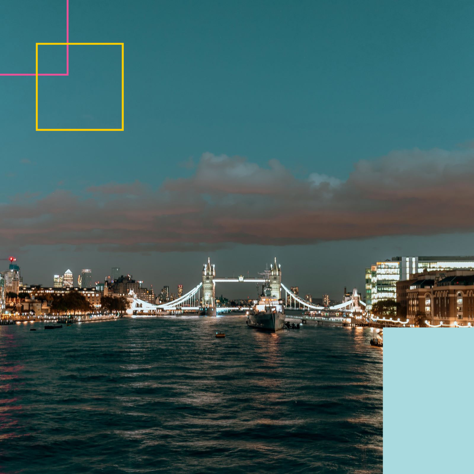 Thames_sunset-Pink_Yellow_Turquoise