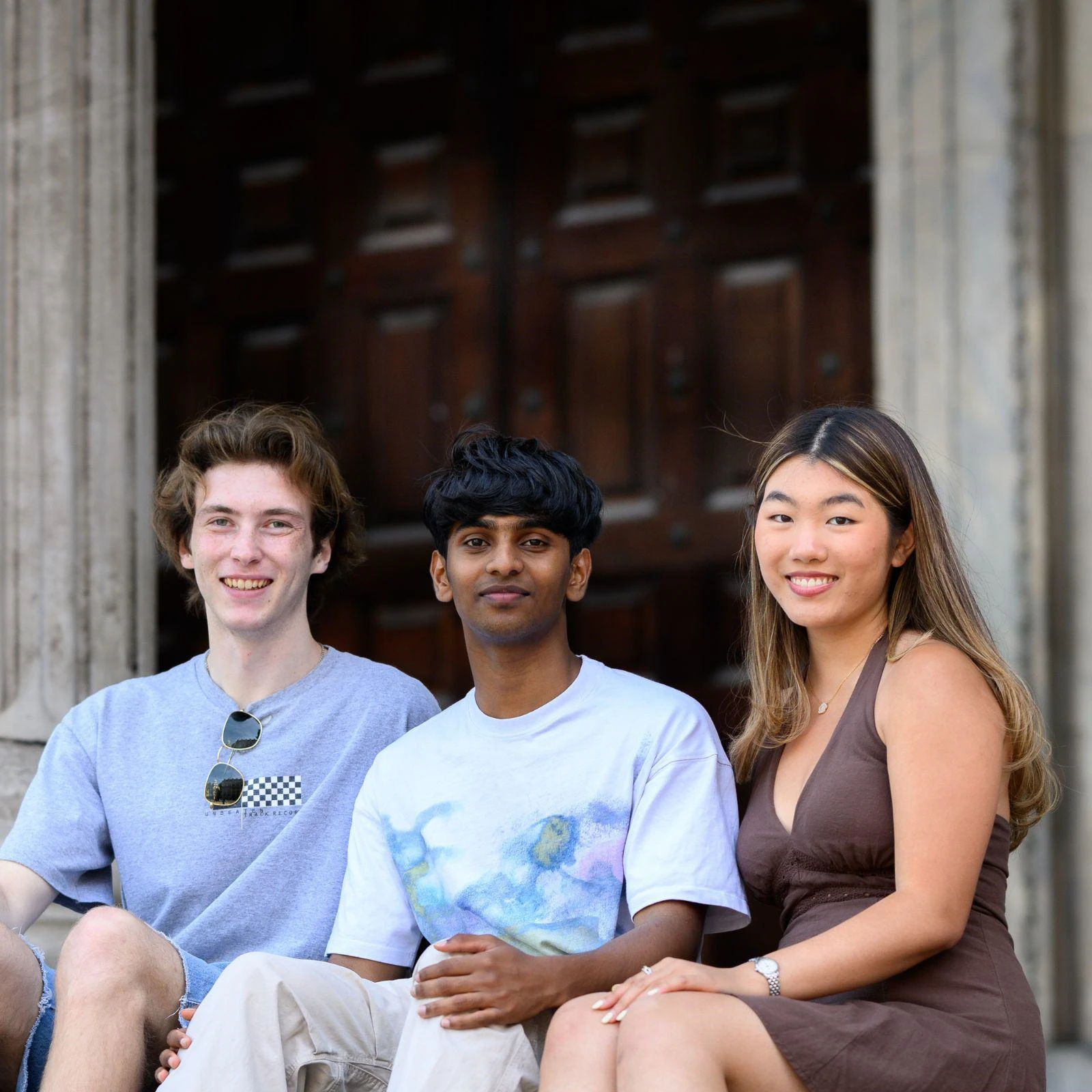 Students at St Paul's Cathedral