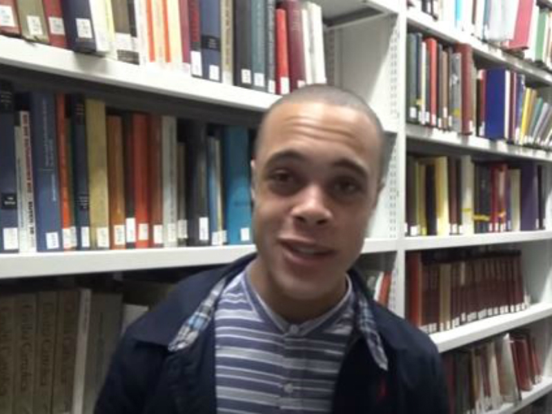 Student video diary, December 2015: Bertram gets used to university style working