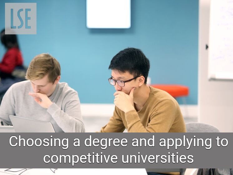 Choosing a degree and applying to competitive institutions webinar