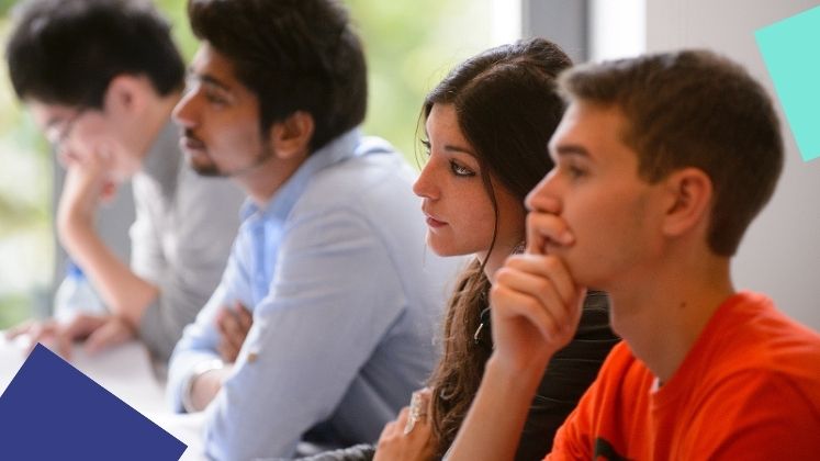 Students in a classroom at LSE